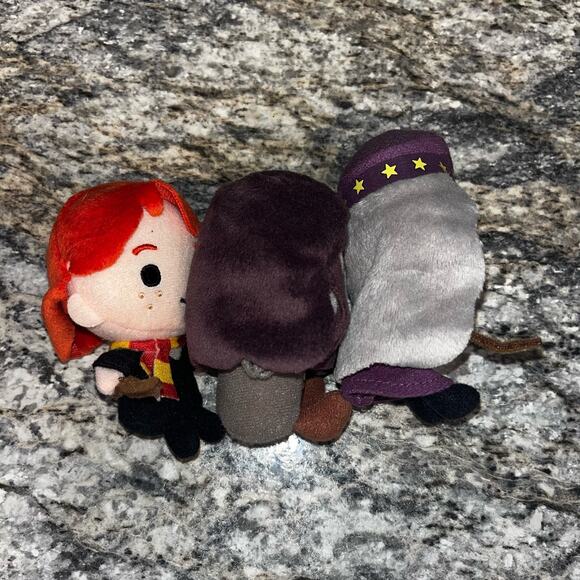 Hagrid, Ron Weasley Dumbledore Charms Mini Wizarding World Harry Potter 4” plush - Picture 3 of 3